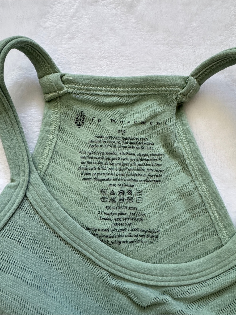 Sage Green Crop Top - Picture 4 of 4